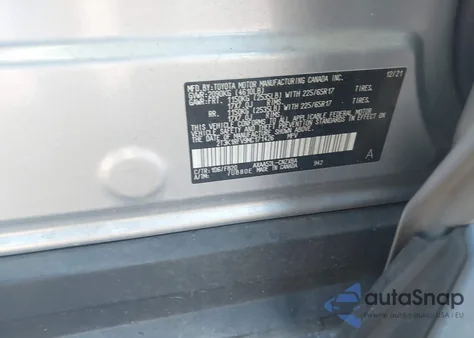 2021 Toyota Rav4 Le из США, поврежденный, VIN 2T3K1RFV9MC171426